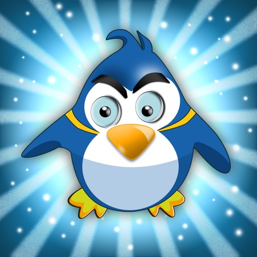 Flying Penguin - Funny Arctic Bird Icon