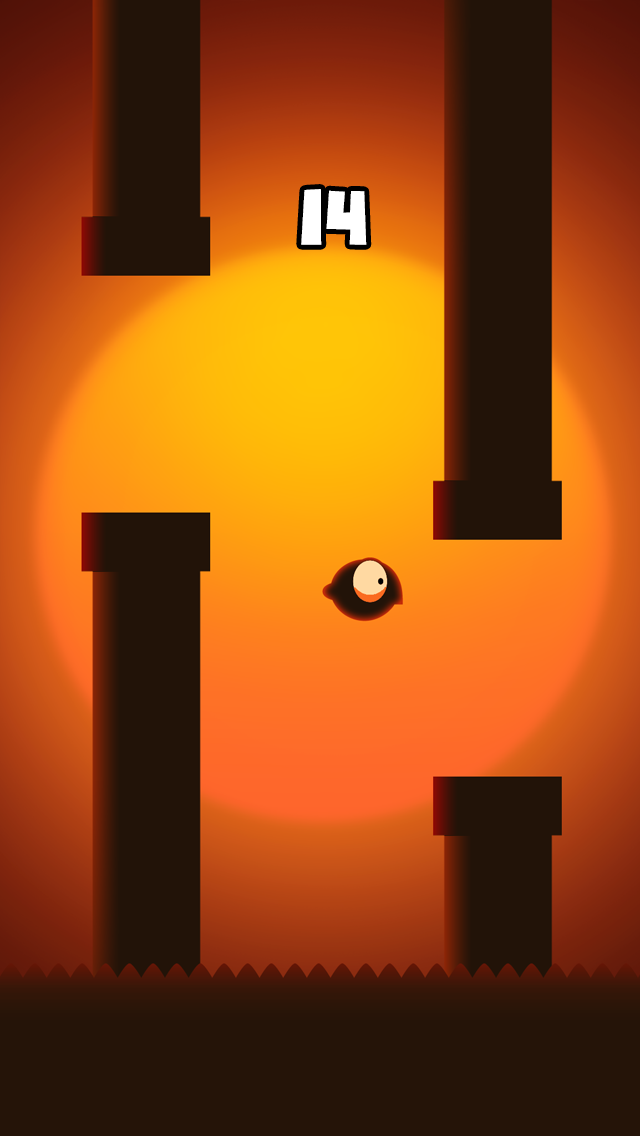 Screenshot #2 pour Sloppy Bird -  A Flappy Adventure