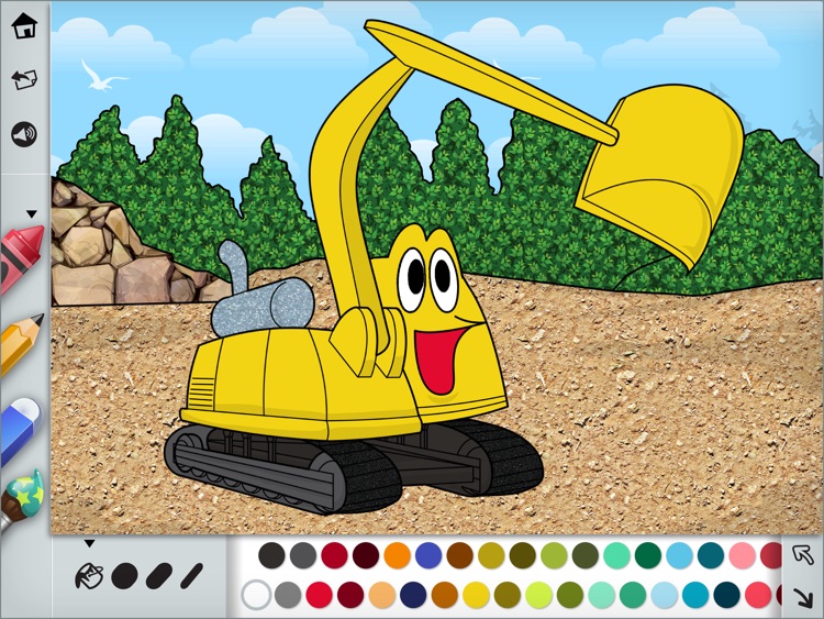 Coloring Book: Cars and Trucks for Kids with Fun Diggers, Tractors and Construction Vehicles for Free screenshot-3