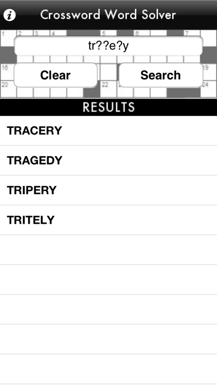 Crossword Word Solver