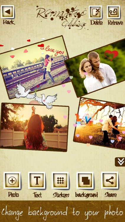 Romantic Photo Collage screenshot-3