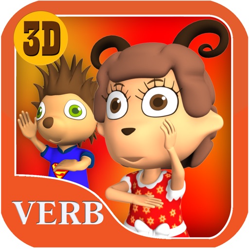 Verbos para niños-Parte 2- Aprende Español gratis: Learn Spanish speaking verbs for kids Free iOS App