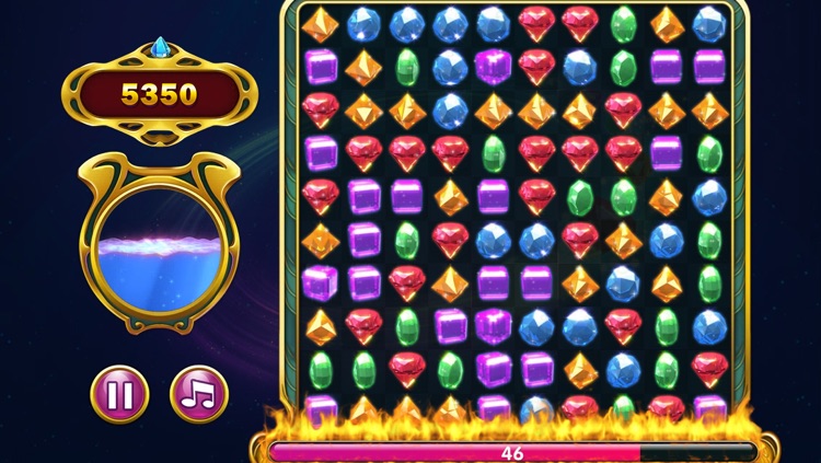 DazzleJewel Free: match-3 gems,Jewels, Ruby & Diamonds puzzle game