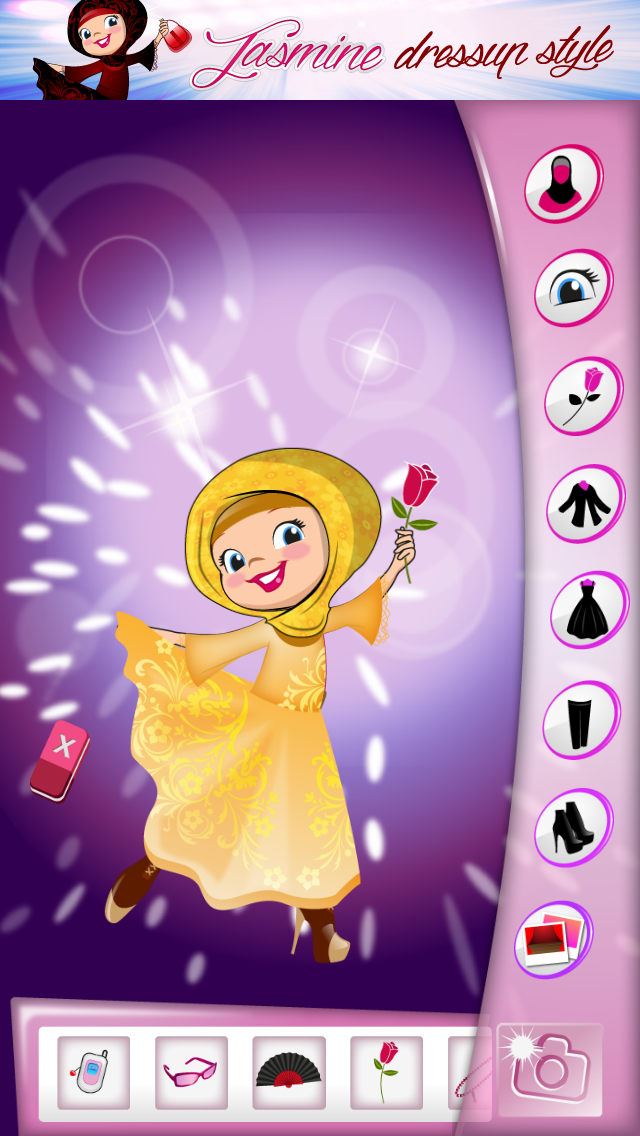 Screenshot #2 pour Jasmine dress up style