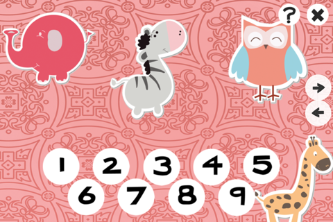 123 Count-ing Baby & Kids Game-s Gratis: Fun Play-ing & Learn-ing Math App! My Babies First Number-s & Little Animal-s screenshot 3