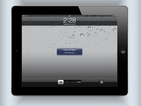 Clock 3D Metal HD screenshot 2