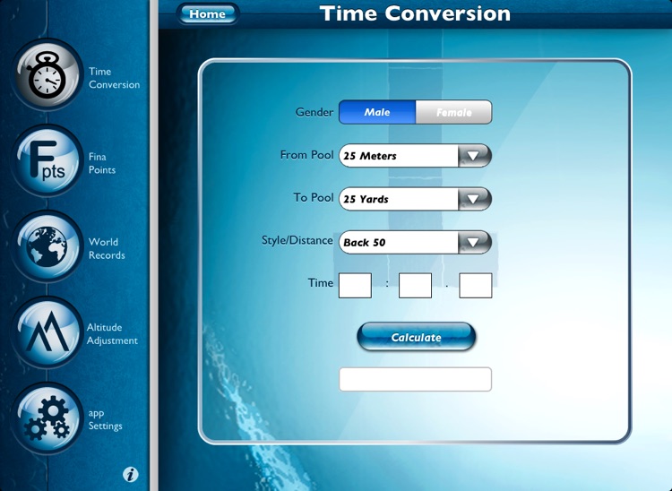 Swimmer Times Calc For iPad Free