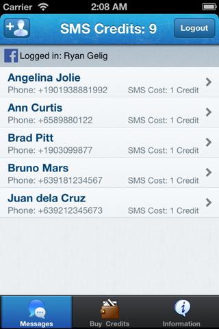 SendSMS Free screenshot 3