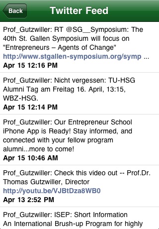 University of St.Gallen screenshot 4