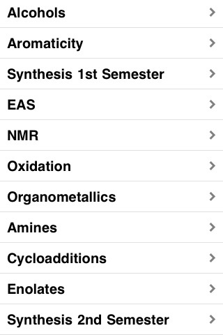 Organic Chemistry Audio Flashcards screenshot 3