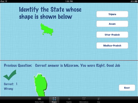 Learn through Games - States of India screenshot 2