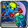 Alien Bike Race of a Space Ninja