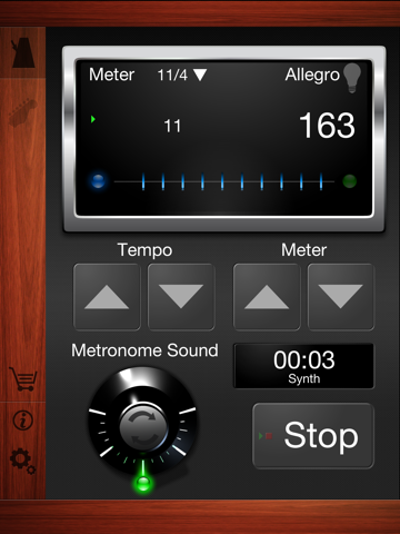 Metronome HD - with Perfect Timing! iPad screenshot 3 - Music app