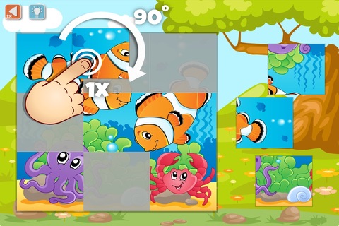 Activity Puzzles - School and Preschool Learning Games for Kids and Toddlers (Fairy Tale, Ocean Life, Outdoor-Activities, Vehicles) screenshot 2