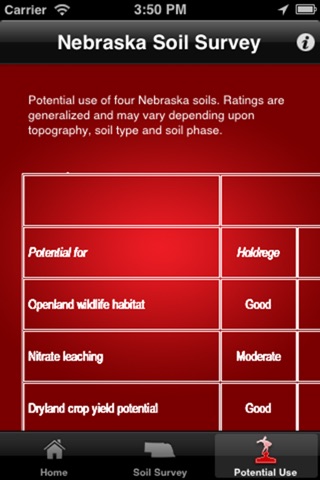 Nebraska Soil Survey screenshot 3