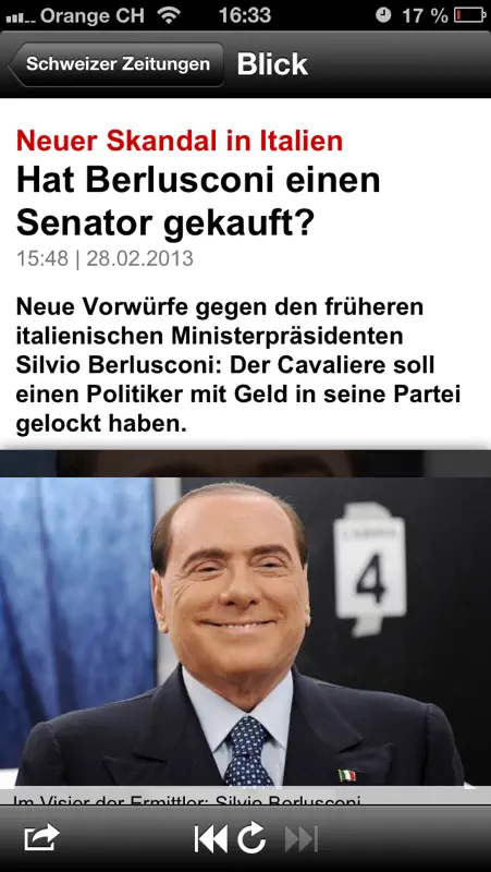 Schweizer Zeitungen + screenshot 5 of 5