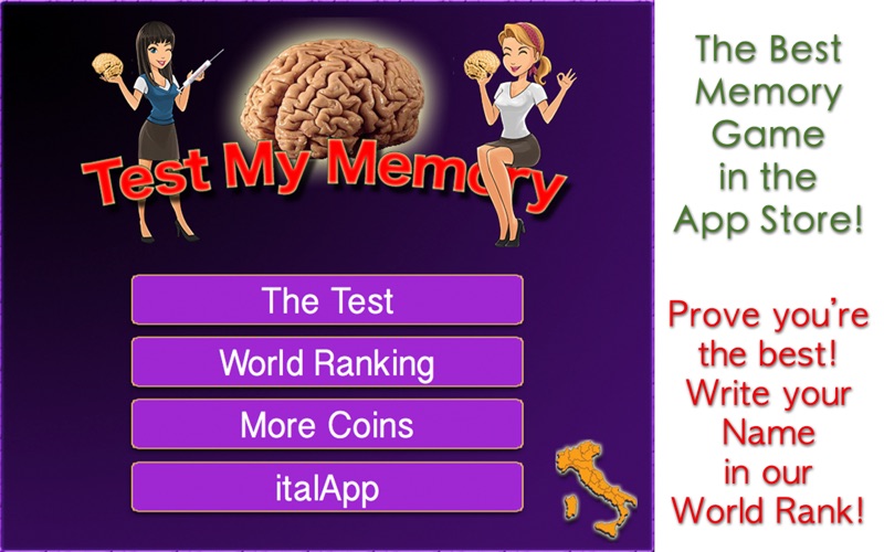 test my memory - memory game to improve your brain iphone screenshot 1