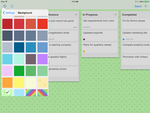 Screenshot #6 pour Taskboard - Visual Organizer, Lists, Task Manager, and Scheduling