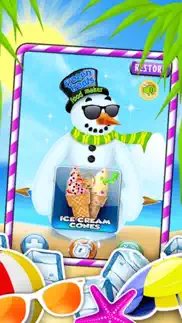 frozen treats ice-cream cone creator: make sugar sundae! by free food maker games factory iphone screenshot 4