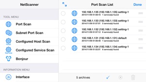 NetScanner for iOS screenshot #1 for iPhone