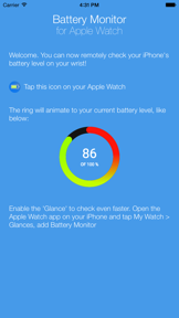 Battery Monitor - check your phone battery on your wrist screenshot 2