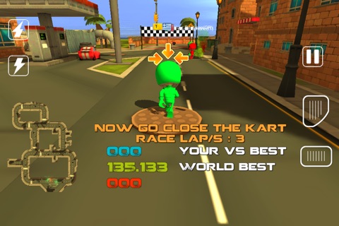 Super Dude Kart Race screenshot 3