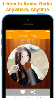 anime music radio iphone screenshot 1