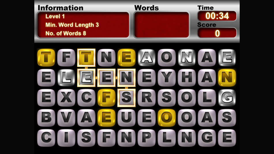 Words Plus Free - Hunt Words with New Letters - Crossword Puzzles - 1.1 - (iOS)
