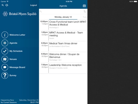 BMS Meetings screenshot 2