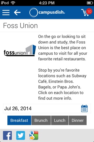 CampusDish screenshot 4