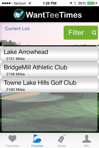 Want Tee Times Golf screenshot 2