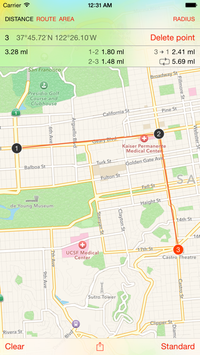 Map Tools - area, distance, radius and angle measurementのおすすめ画像1