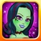 A Monster Make-up Girl Dress up Salon - Style me on a little spooky holiday night makeover fashion party for kids