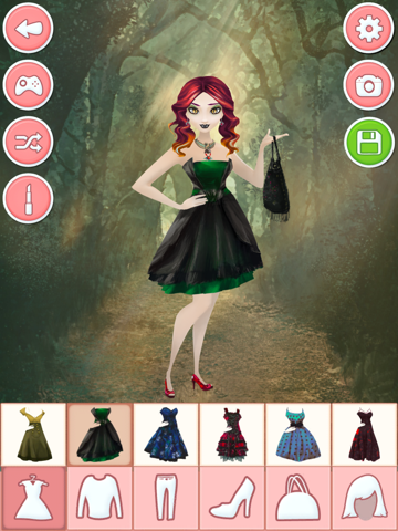 Screenshot #4 pour Jeux d'habillage pour filles: jeu de maquillage & coiffure de fille vampire