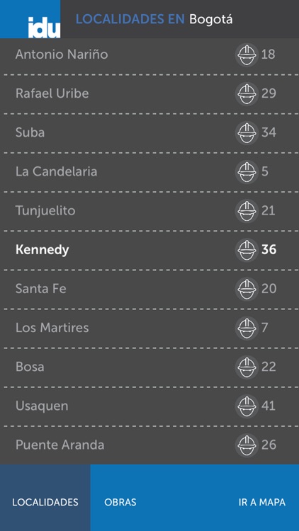 Visor de Obras IDU Bogotá screenshot-3
