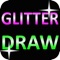 Touch the screen to draw with a glitter 'pen'