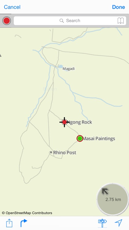 Serengeti : Offline Map. including Masaï-Mara and Ngorongoro National parks screenshot-3