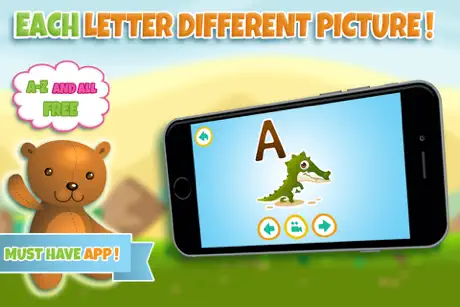 Aprender el alfabeto y letra - Juego de aprendizaje ABC para beb