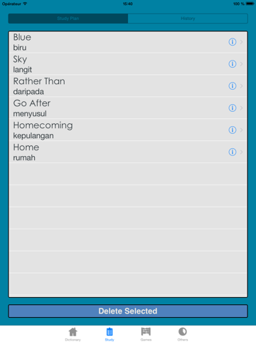 Indonesia Dictionary iPad screenshot
