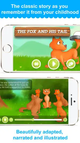 Game screenshot The Fox and His Tail - Narrated classic fairy tales and stories for children mod apk