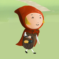 Filli Boyadan Kırmızı Başlıklı Kız