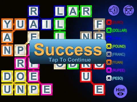 WordSearch - Find Hidden Color Words in Random Marvel Letters Quest iPad screenshot 1 - Games app