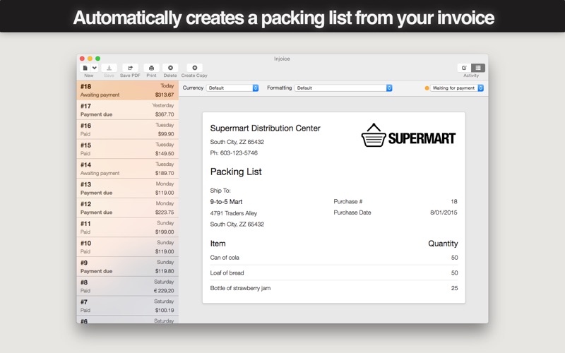 Injoice - Invoice and Packing List thumbnail 2