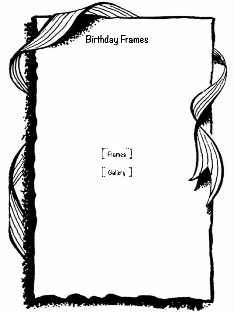 New Birthday Frame