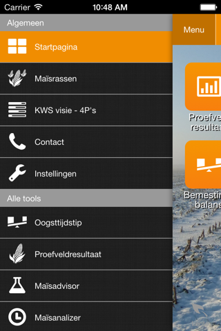 KWS-Maïsmanager screenshot 2