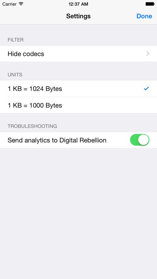 #3. Video Space Calculator (iOS) Podle: Digital Rebellion LLC