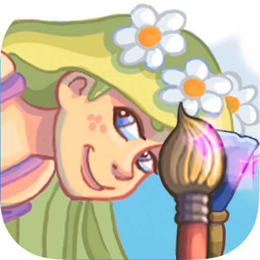 paint and discover the princess Rapunzel - Girls coloring game Rapunzel icon