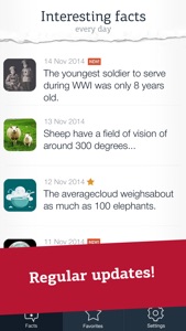 Interesting facts - best facts and fun stories that will blow your mind screenshot #5 for iPhone