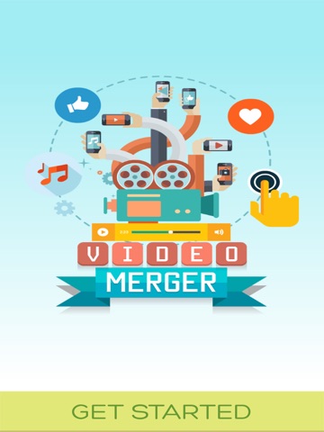 Video Merger! Add Music to Video for Instagram, Youtube and Friends.のおすすめ画像1