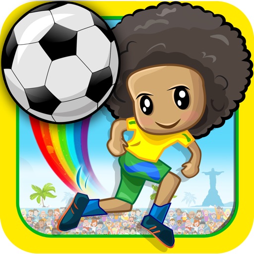 Football Rainbow Flick : Best free game for football fans iOS App